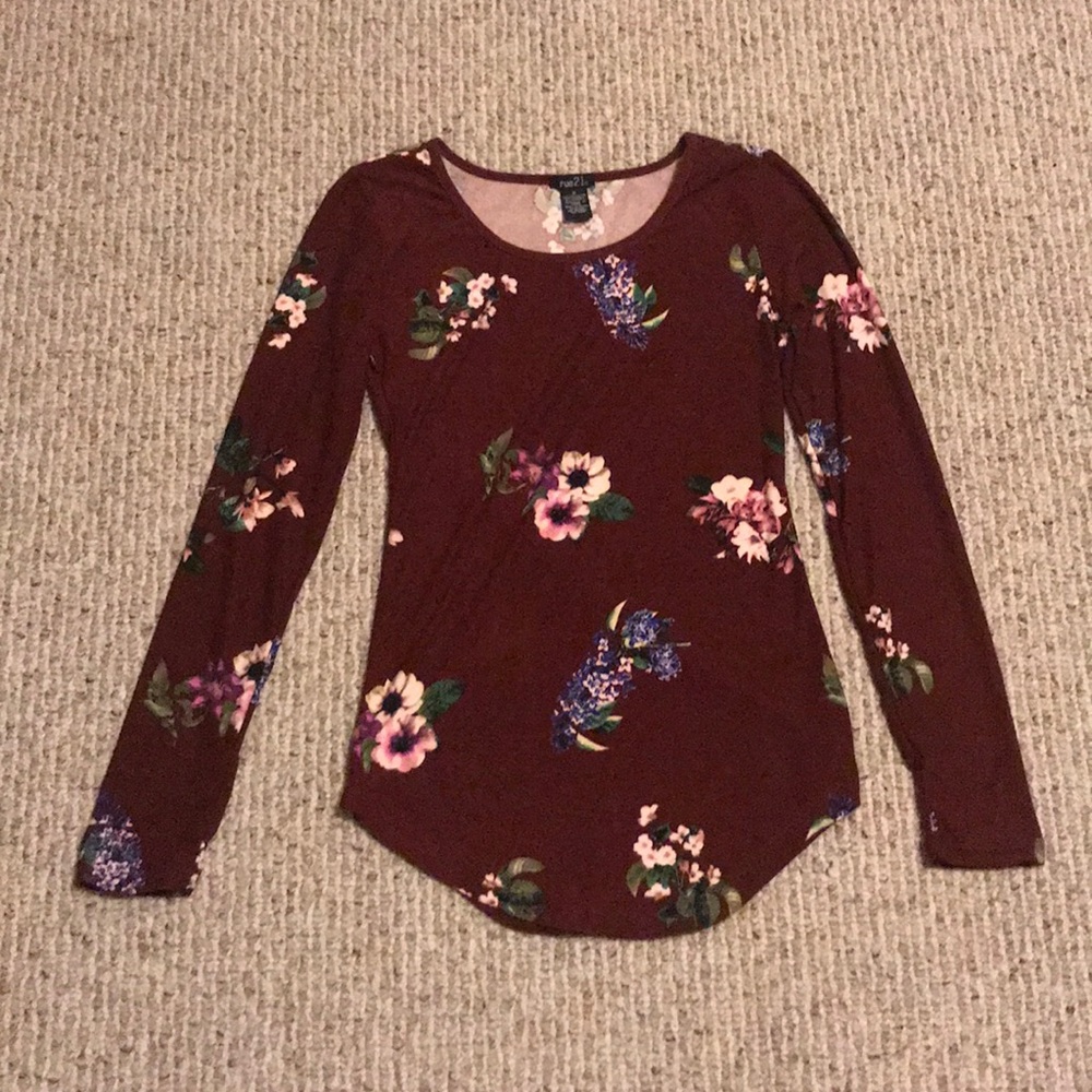 maroon long sleeve from rue 21